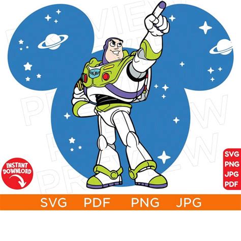 Toy Story Svg Clipart Buzz Lightyear Toy Story Svg Disneyla Inspire Uplift