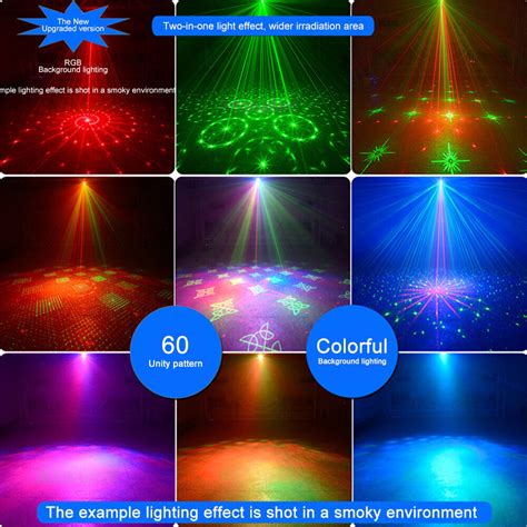 Led Stage Light Disco 480 Patterns Laser Projector Rgb Party Ktv Club Dj Lights Ebay