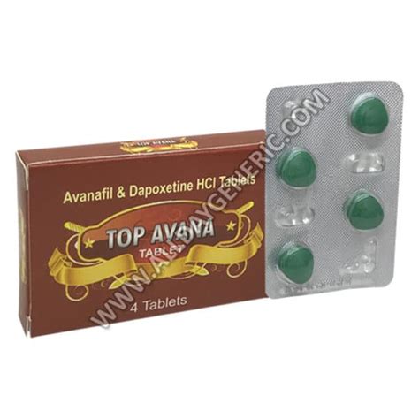 Top Avana Pills Mg Avanafil Mg And Dapoxetine Mg Buy Online