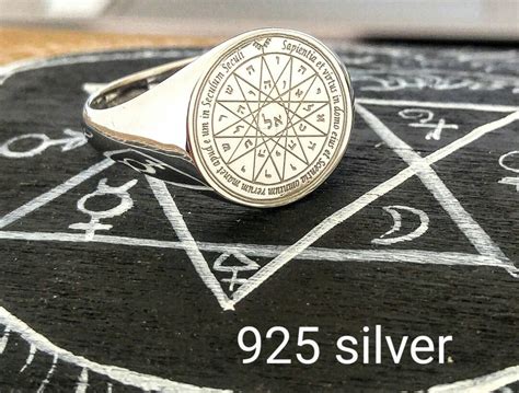 Witchcraft Fourth Pentacle Of Mercurylesser Key Amulet Alchemy Seal