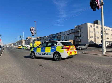 Blackpool Promenade Closed In Both Directions Due To Crash Involving