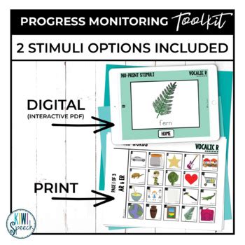 Speech Progress Monitoring Toolkit Articulation Data Collection Bundle