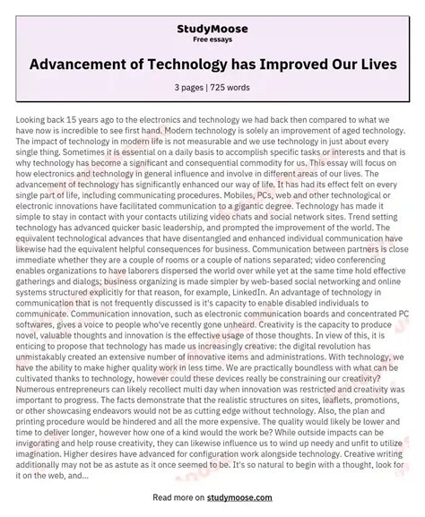 Speech On How Technology Has Changed Our Lives Top 12 Examples How