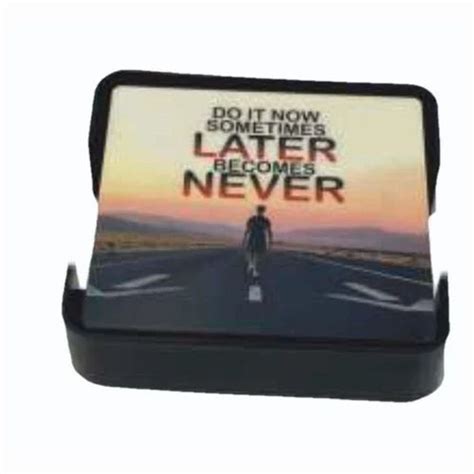 Plastic Square Promotional Mdf Coasters For Office At Best Price In