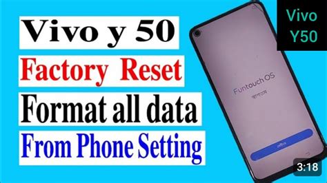 How To Erase All Data Factory Reset Vivo Y50 Vivo Y50 Ko Kese