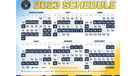 Milwaukee Brewers Tv Schedule Printable