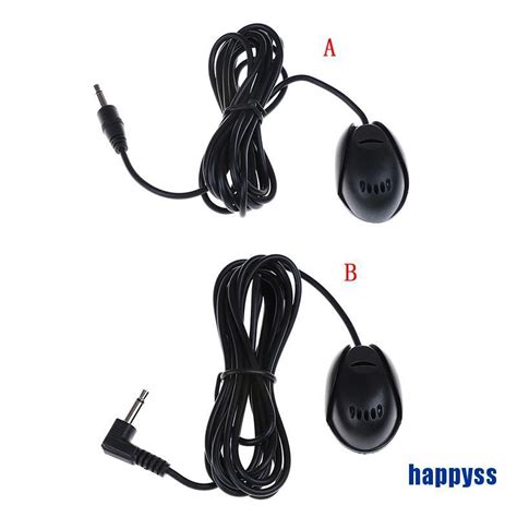 Mini 3 5mm Wired External Car Microphone Mic For Car Dvd Radio Stereo