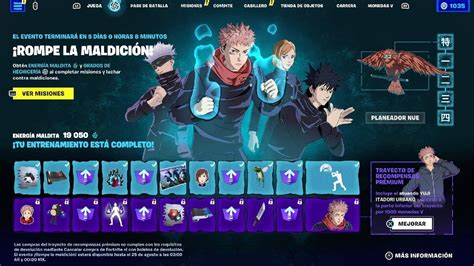 Comprando Todo El Mini Pase De Fornite Por Jujutsu Kaisen Youtube