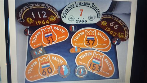 Rallye Plates And Rallye Badges