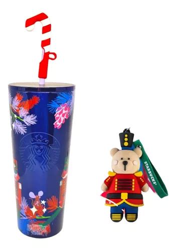 Vaso Azul Starbucks Navidad Llavero Bearista Cascanueces Cuotas Sin