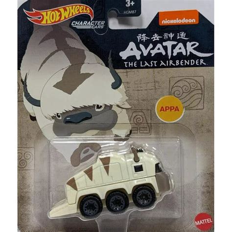 Mattel Toys Hot Wheels Avatar The Last Airbender Appa Car 64 Scale