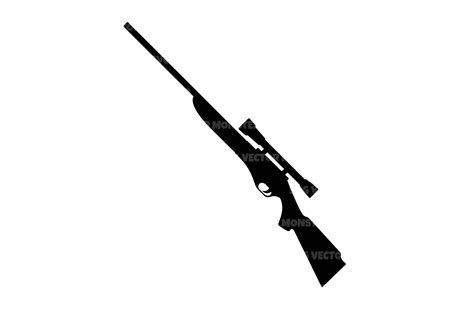 Snpier Rifle Svg Cut File Graphic By Svgvectormonster · Creative Fabrica