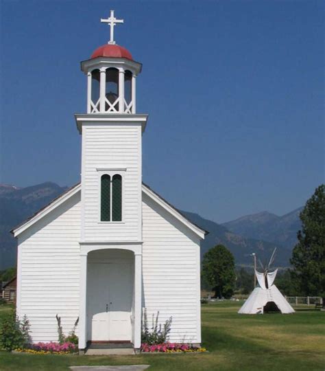 Historic St Marys Mission And Museum Where Montana Began