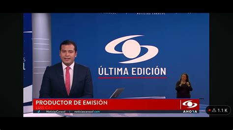 Noticias Caracol última Edición 24 Feb 2024 Cierre De Emisión José