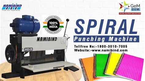 Spiral Punching Machine Hd How To Do Spiral Binding Spiral