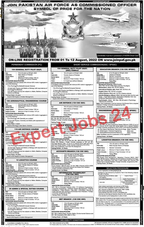 How To Apply In Paf Jobs