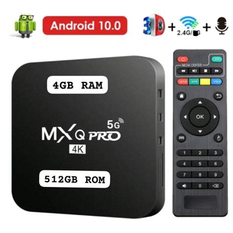 TV BOX MQX PRO 4K 5G Shopee Brasil