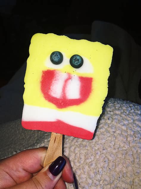 Spongebob Popsicle Popsicle Recipes Popsicles Desserts