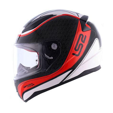 Casco Para Moto Ls2 Ff353 Rapid Deeper White Black Red