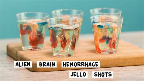 Brain Hemorrhage Jello Shots - Tipsy Bartender