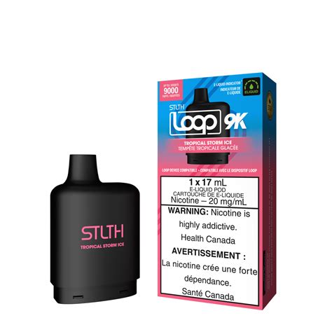 Stlth Loop 9k Pod Pack Tropical Storm Ice Stlth Vape