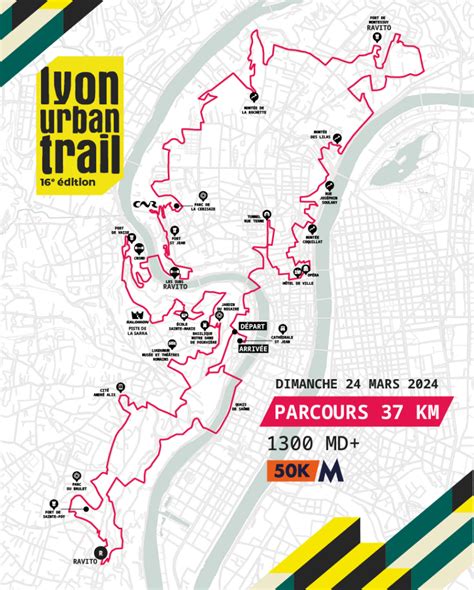 Les Parcours Lyon Urban Trail