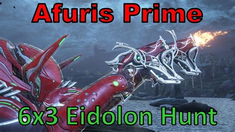 Afuris Prime 6x3 Warframe 18 Eidolons In 1 Night Cycle Unairu Wisp