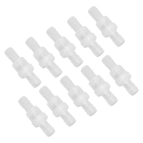 One Way Check Valve, 10 Pcs 1 Way Check Valve, 1 Way PP Plastic ...