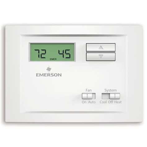 Emerson Non Programmable Single Stage Thermostat The Home Depot Canada