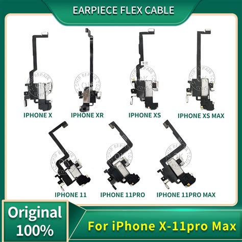 Original Ear Earpiece Flex Cable For Iphone X Xr Xs 11 11 Pro Max