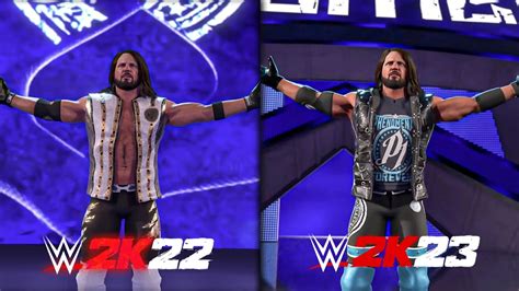 Wwe K Vs Wwe K Graphic Comparison Superstars Entrances More