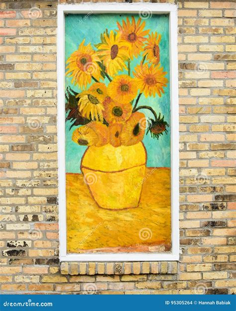 Vincent Van Gogh Sunflowers Painting