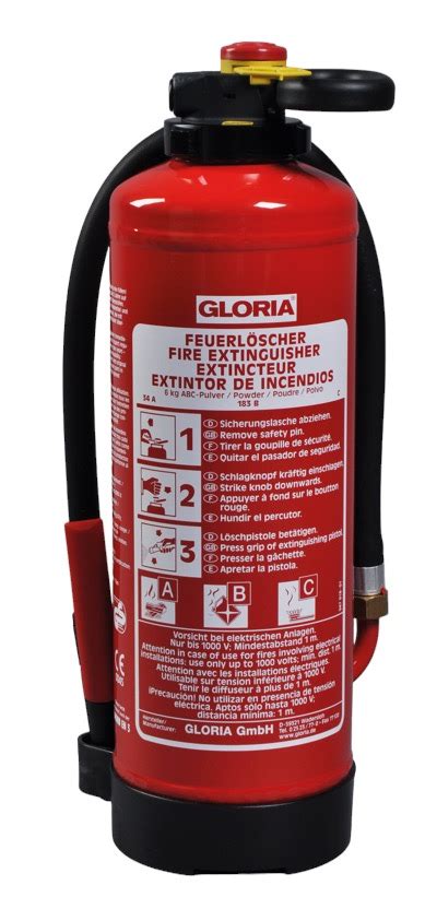 Gloria Pk Pro Pse Ga Auflade Pulver Feuerl Scher Abc Mit Wandhalter