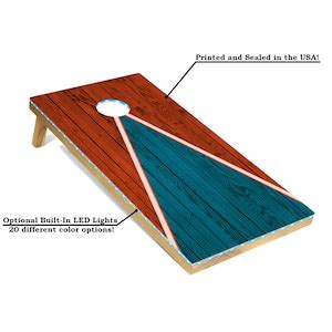 Tailgating Pros 4 X2 Multi Color Pyramid Cornhole Boards W Carrying