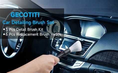 Amazon Gecotiti Pcs Car Detailing Brush Set No Scratch For Clean