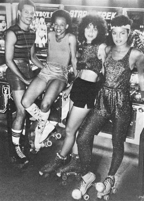 Boogie On Down At The Roller Disco Disco Look Roller Disco Disco