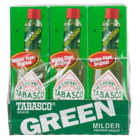TABASCO Fl Oz Green Pepper Hot Sauce Case