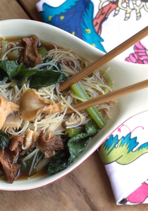 Chinese Mushroom Noodle Soup Errens Kitchen