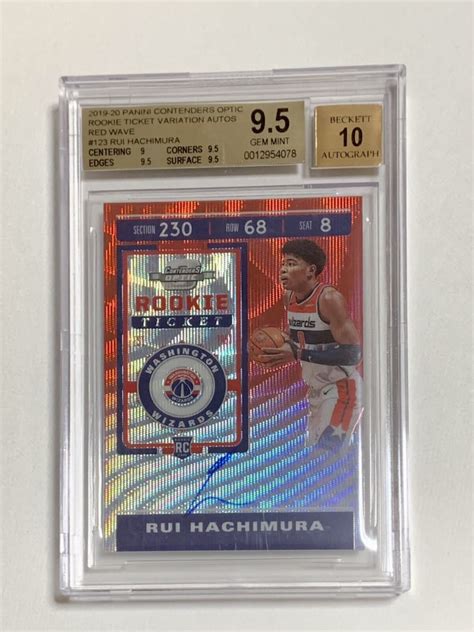 Bgs Panini Contenders Optic Auto Red Wave