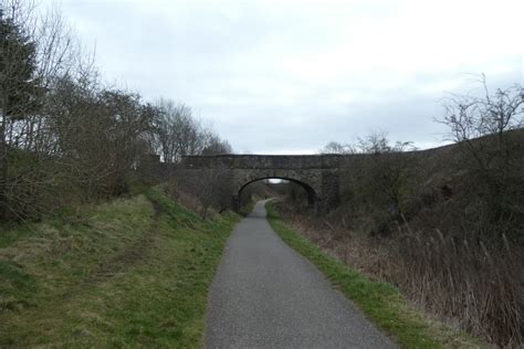 Bridge Carrying A Footpath Over The DS Pugh Geograph Britain