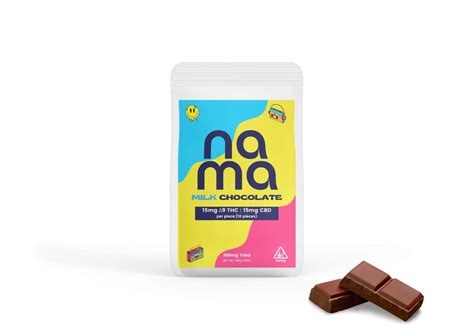 Thc Milk Chocolate Bar Nama