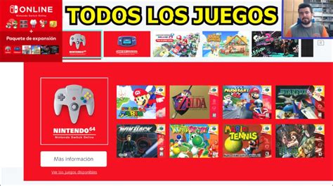 Nintendo Switch Online Paquete De Expansi N Lista De Todos Los