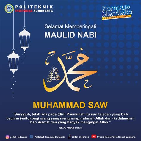 Memperingati Hari Maulid Nabi Muhammad SAW 12 Rabiul Awal 2443 H