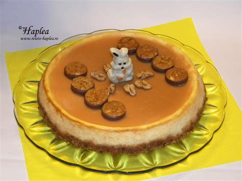 CHEESECAKE CU CARAMEL Retete Haplea