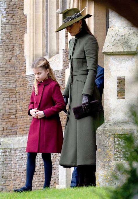 Photo La Princesse Charlotte De Galles Et Catherine Kate Middleton