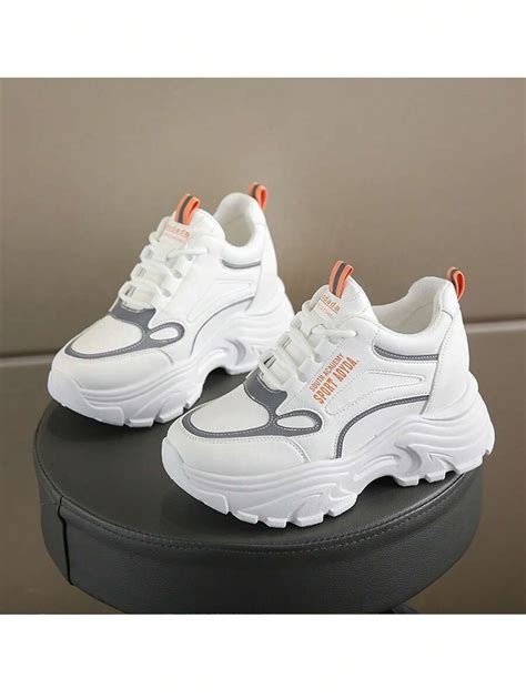 Frauen Chunky Sneakers 2024 Frühling Neue koreanische Version Ins Style