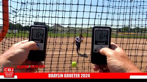 Braylin Grueter Outfielder Base Softball Skills Video Youtube