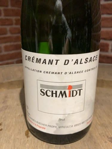 Domaine Barmès Buecher Schmidt Cremant d Alsace Brut Vivino US