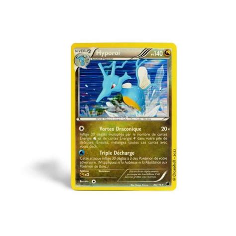 Carte Pokémon Hyporoi 90 PV 84 116 N B Glaciation Plasma NEUF FR