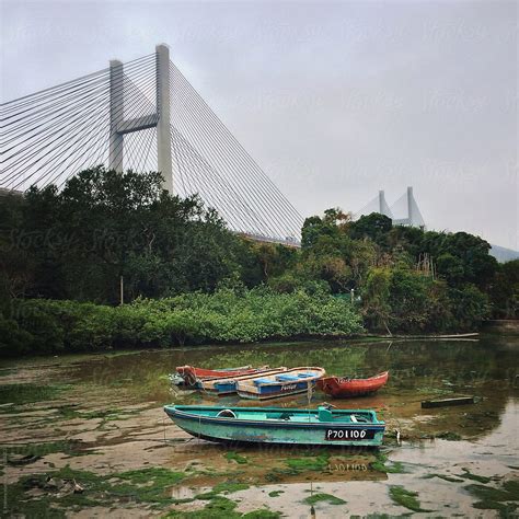 "Chinese Fishing Boats" by Stocksy Contributor "Branden Harvey Stories" - Stocksy